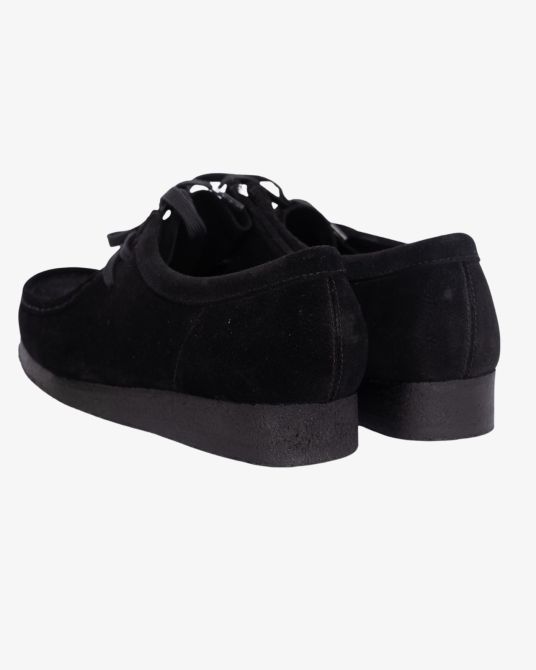 Chaussures Wallabees en suede grande taille noir