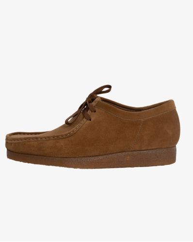 Chaussures Wallabees en suede grande taille camel