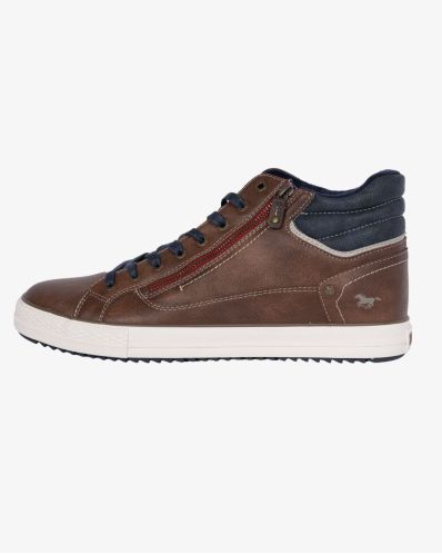 Sneakers montantes grande taille marron