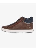 Sneakers montantes grande taille marron