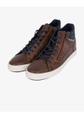 Sneakers montantes grande taille marron