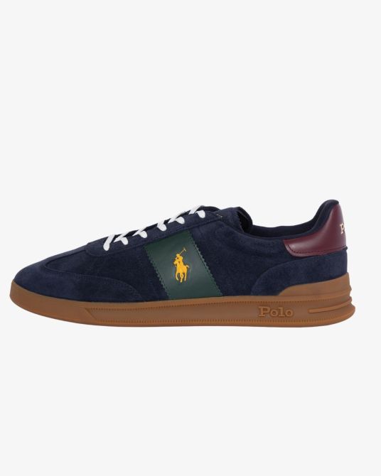 Sneakers Heritage Aera suede grande taille bleu marine