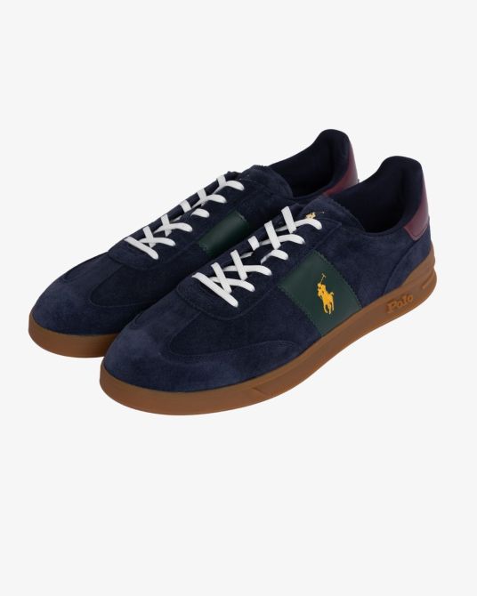 Sneakers Heritage Aera suede grande taille bleu marine