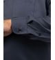 Chemise dobby grande taille non iron bleu marine