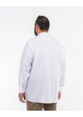 Chemise piqué grande taille non iron blanc