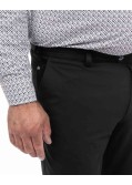 Pantalon chino ceramica grande taille noir