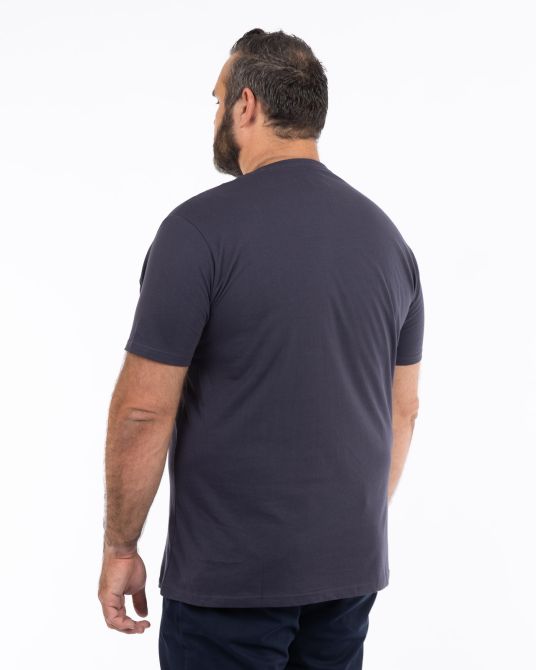 T-shirt grande taille bleu marine