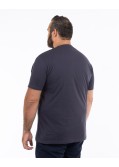 T-shirt grande taille bleu marine