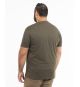 T-shirt grande taille vert kaki