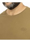 T-shirt uni grande taille camel