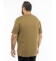 T-shirt uni grande taille camel