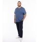 T-shirt jersey grande taille bleu foncé