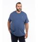 T-shirt jersey grande taille bleu foncé