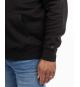 Sweat col camionneur grande taille noir