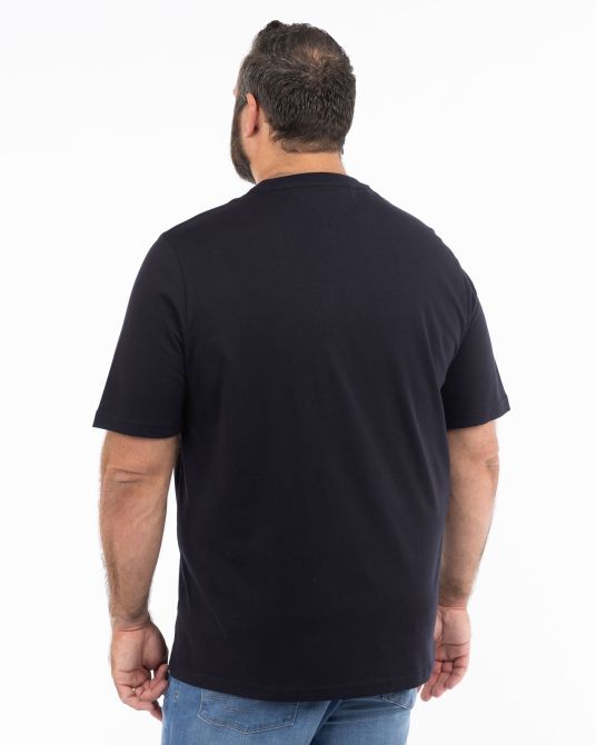 T-shirt grande taille bleu marine