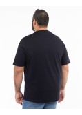 T-shirt grande taille bleu marine