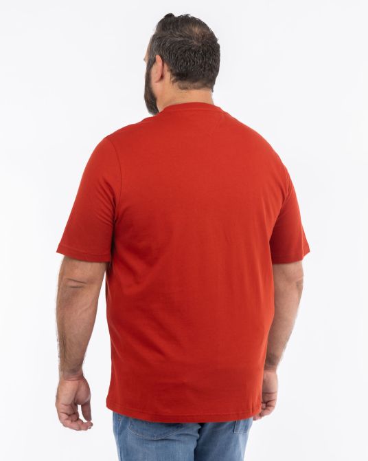 T-shirt grande taille rouge