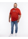 T-shirt grande taille rouge