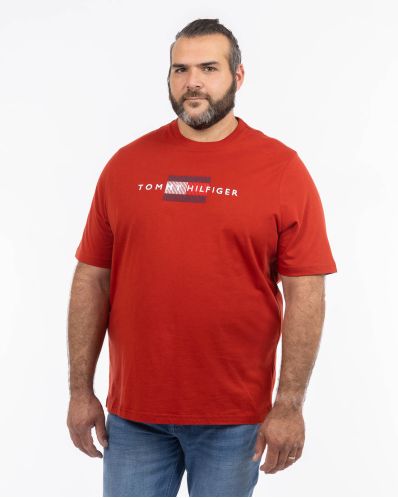 T-shirt grande taille rouge