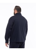 Surchemise grande taille bleu marine