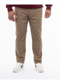 Pantalon chino grande taille beige