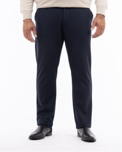 Pantalon grande taille bleu marine