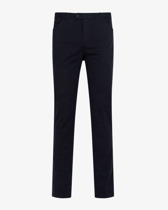 Pantalon chino twill grande taille bleu marine