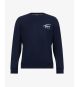 Sweat grande taille bleu marine