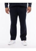 Pantalon chino structuré grande taille bleu marine