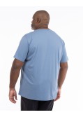 T-shirt uni grande taille bleu clair