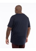 T-shirt uni grande taille bleu marine