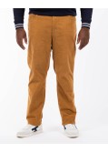 Pantalon 5 poches en velours grande taille camel