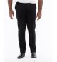 Pantalon à taille élastique pour homme grand noir