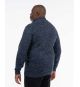 Pull mouliné homme grand bleu