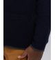 Cardigan boutonné pour homme grand bleu marine