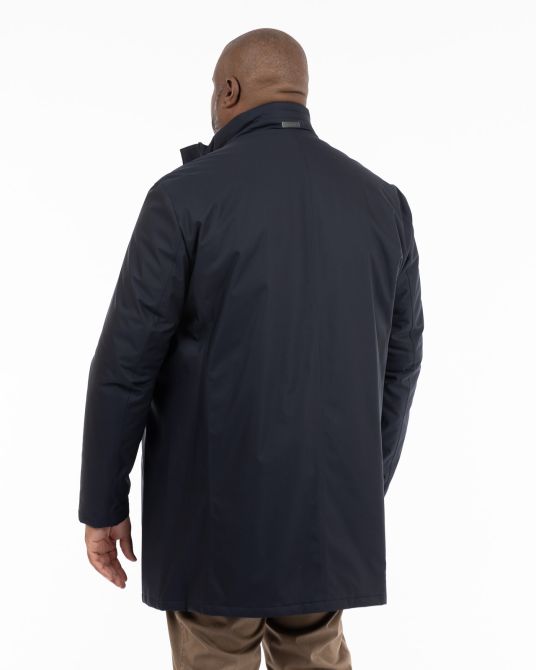 Imperméable grande taille bleu marine