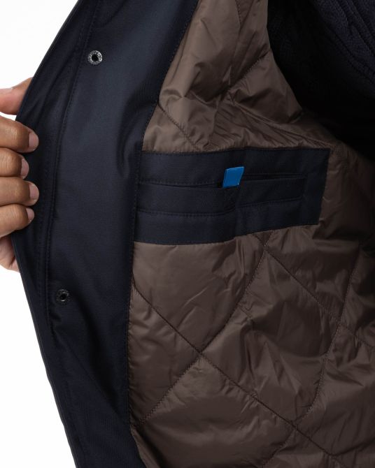 Imperméable grande taille bleu marine