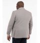 Veste chevron grande taille beige