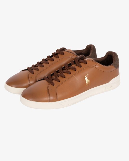 Sneakers Heritage Court grande taille marron