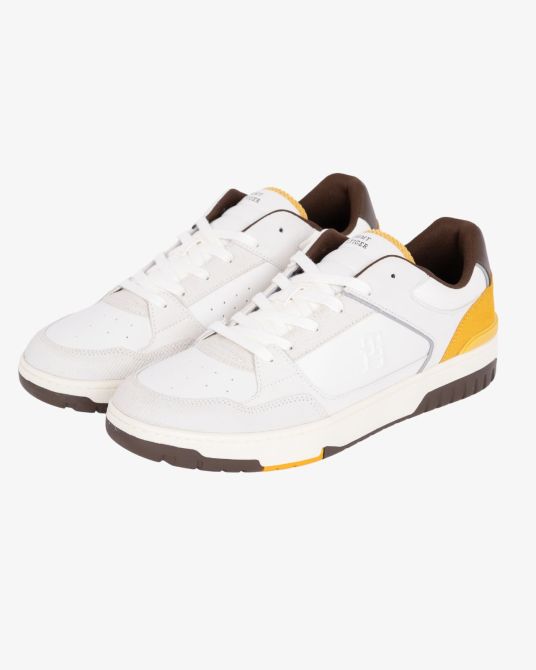 Sneakers Street leather grande taille blanc