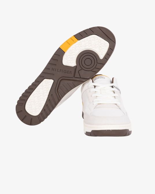 Sneakers Street leather grande taille blanc