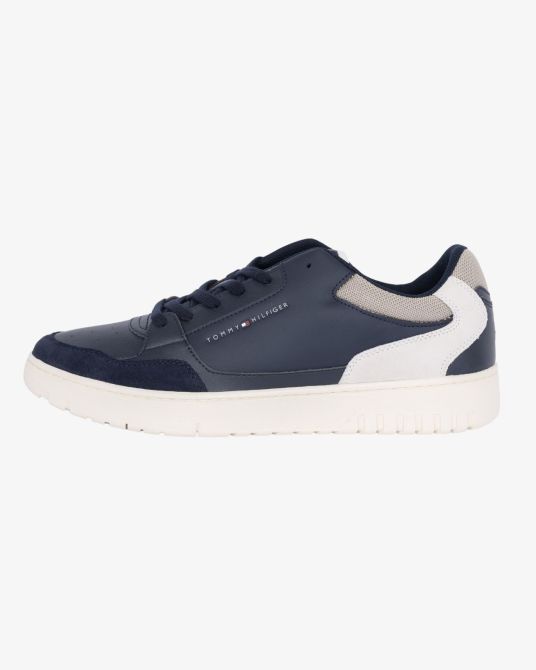 Sneakers Core leather grande taille bleu marine