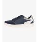 Sneakers Core leather grande taille bleu marine