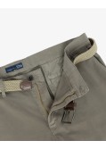 Pantalon chino twill grande taille avec ceinture beige