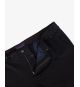 Pantalon à taille élastique pour homme grand noir