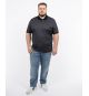 Polo monogramme grande taille noir