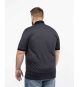 Polo monogramme grande taille noir