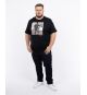 T-shirt Lomu grande taille noir