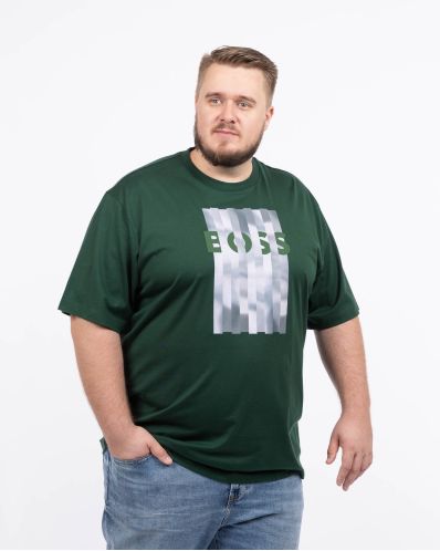 T-shirt imprimé grande taille vert