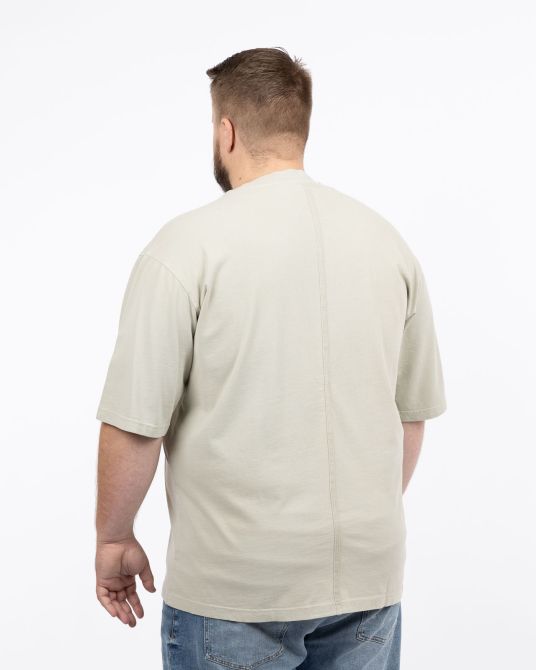 T-shirt oversized grande taille beige